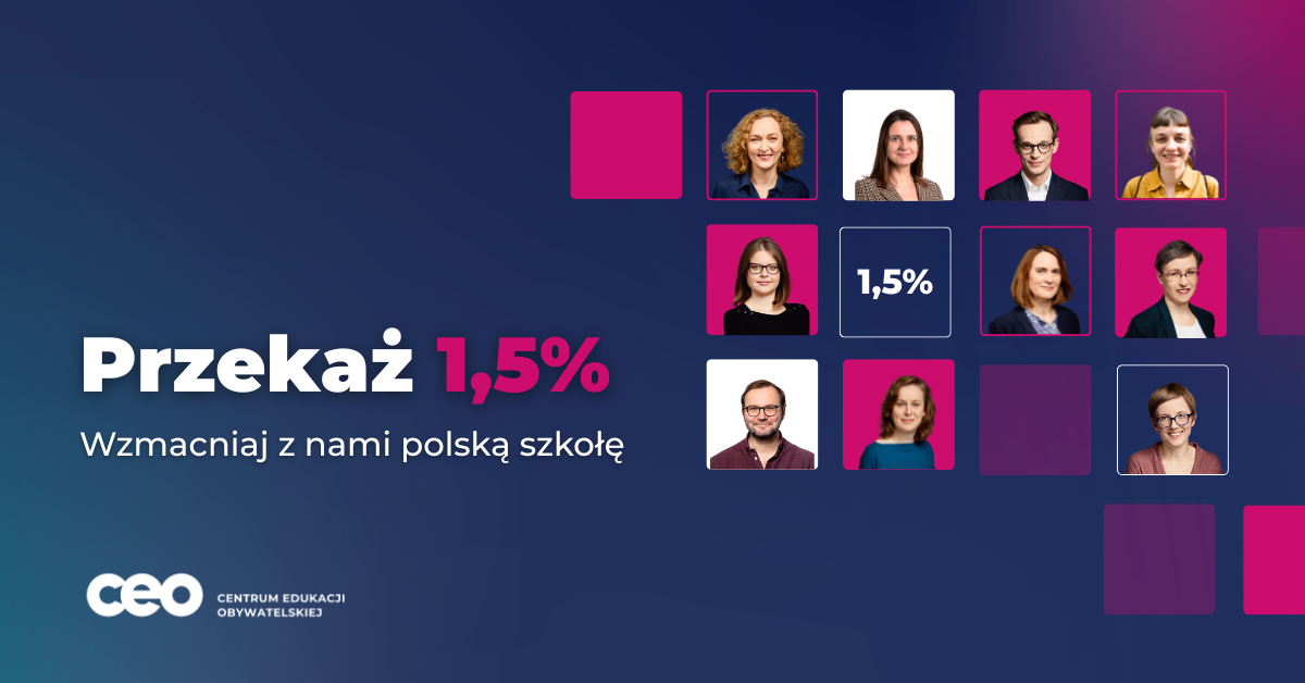 Baner przekaż 1.5% CEO